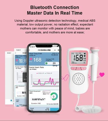 Tragbarer Doppler-Monitor-fötaler Doppler-Maschinen-Baby-Herzschlag-Monitor für schwangere Frauen