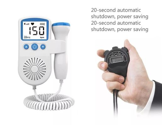 Tragbar 	Fötaler Doppler-Herz-Monitor-Baby-Taschen-Doppler-Monitor für Schwangerschaft