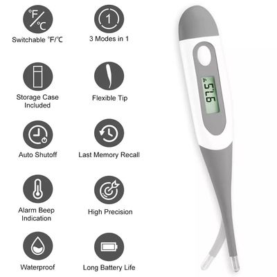 Tragbares Underarm Achselhöhlen-rektales Test-Baby-Kindermündlichkindererwachsener Fieber-Digital-Thermometer