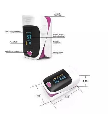 Fingerspitzen-Pulsoximeter-tragbarer Pulsoximeter Digital-Finger-Spitze Oled Spo2