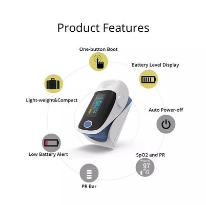 Fingerspitzen-Pulsoximeter-tragbarer Pulsoximeter Digital-Finger-Spitze Oled Spo2