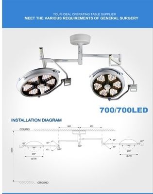 Shadowless LED-Operationsleuchte mit Kamera-Lampen-Operationsraum-medizinischen Lampen