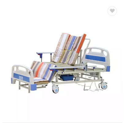 Pflegebetten mit kinderleichte Funktions-elektrischem Krankenhaus-Bett der Loch-häuslichen Pflege des Bett-eins