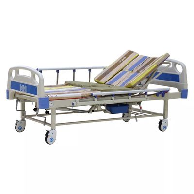 Mehrfunktionales manuelles Homecare-Krankenpflege-Krankenhaus-Bett mit Toilette
