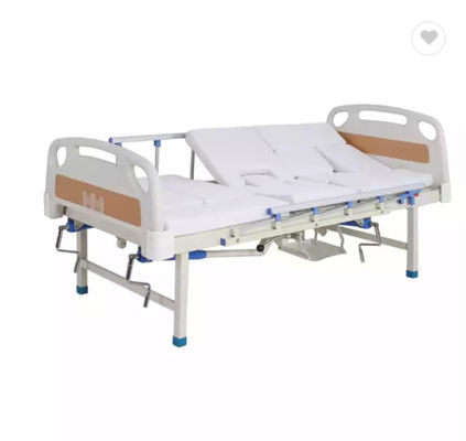 Der Krankenhaus-häuslichen Pflege Multifunction Cama De Manual Medical Krankenpflege-Bett mit Toilette