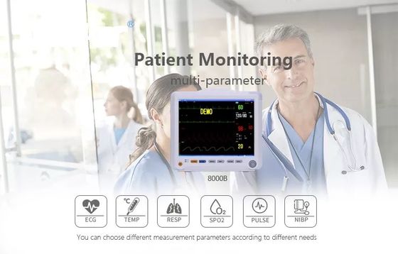 12 des Zoll Multiparameter-Patientenmonitor-ETCO2 SPO2 ECG Monitor Monitor-multi des Parameter-ICU