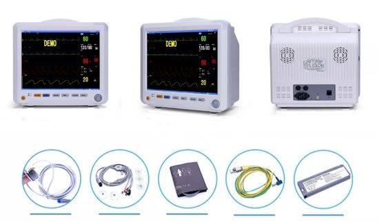 12 des Zoll Multiparameter-Patientenmonitor-ETCO2 SPO2 ECG Monitor Monitor-multi des Parameter-ICU