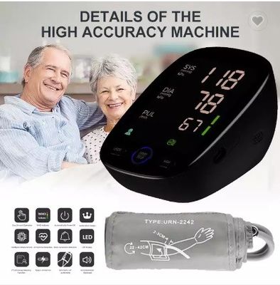 Automatischer Arm-Blutdruck-Monitor Hintergrundbeleuchtung BP-Maschinen-Arm-Stulpen-Digital