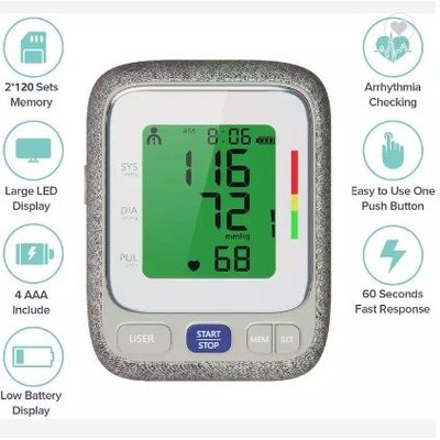 CER anerkanntes Haushalts-Digital-Blutdruck-Monitor-Oberarm Soem