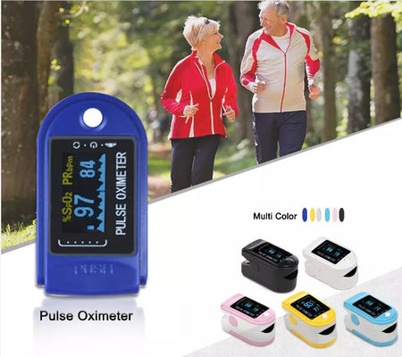 Tragbarer Fingerspitzen-HandPulsoximeter Farbbleischirm-Digital