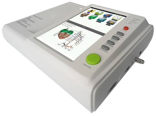 12 Maschine CER-ISO des Kanal-Digital-Elektrokardiograph-Metalltragbare ECG