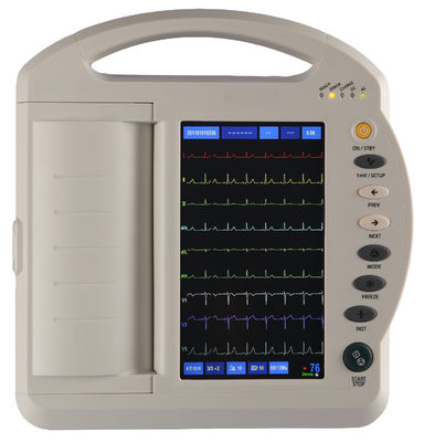 Kanal 12 7 Zoll-Touch Screen ECG Führung des Maschinen-Elektrokardiograph-Standard-12