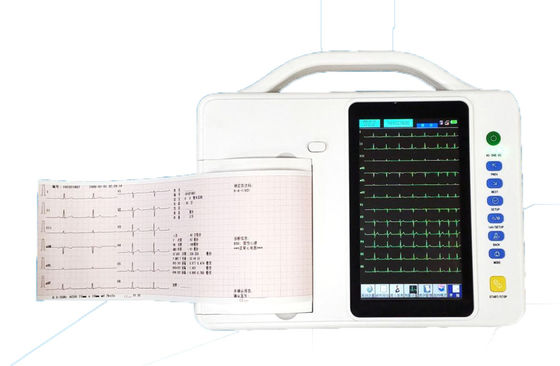 6 Kanäle EKG-Maschine Elektrokardiograph Touchscreen