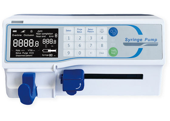 Einkanal-Spritzepumpe Elektrische tragbare medizinische Spritze-Infusionspumpe