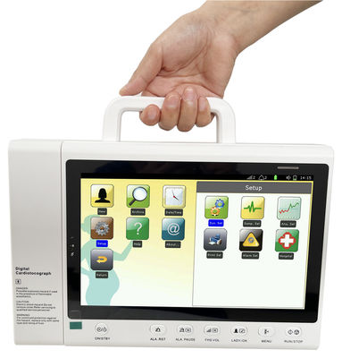 Touchscreen drahtlose Sonde CTG-Maschine Mutter-Fötus-Monitor